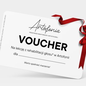 Voucher na rehabilitację głosu